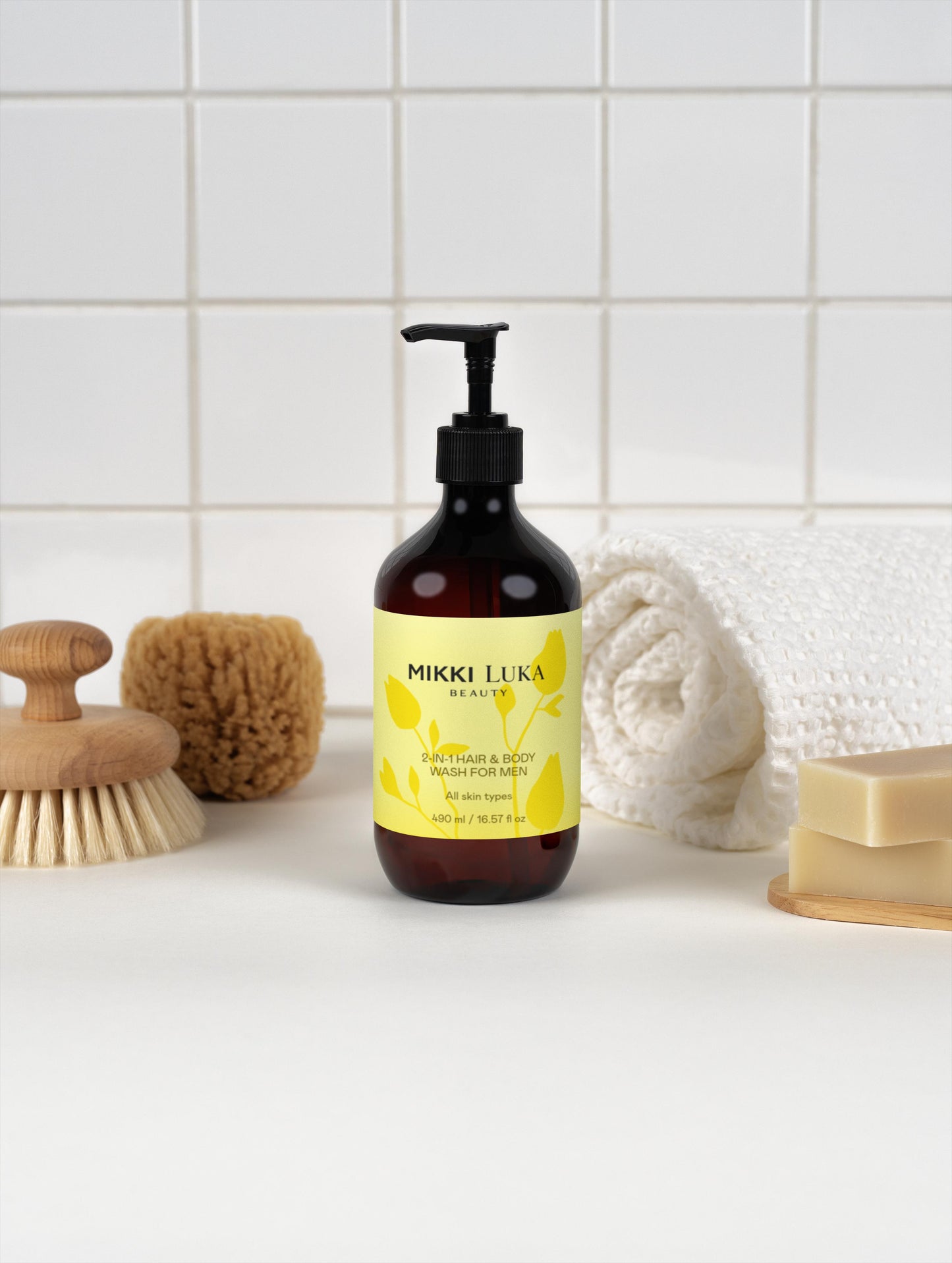 Mikki Luka 2-in-1 Hair & Body Wash for men