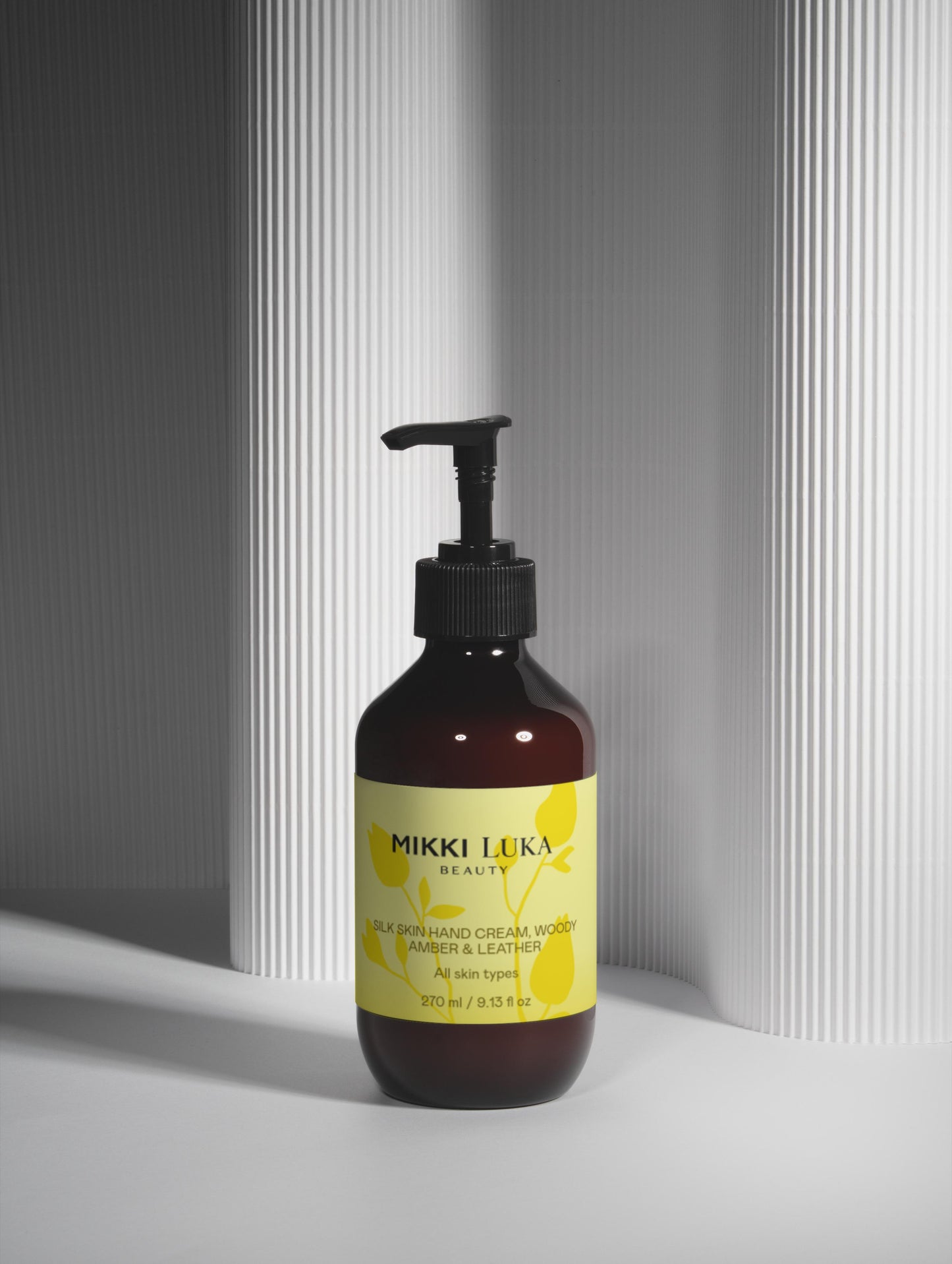 Mikki Luka Silk Skin Hand Cream, Woody Amber & Leather